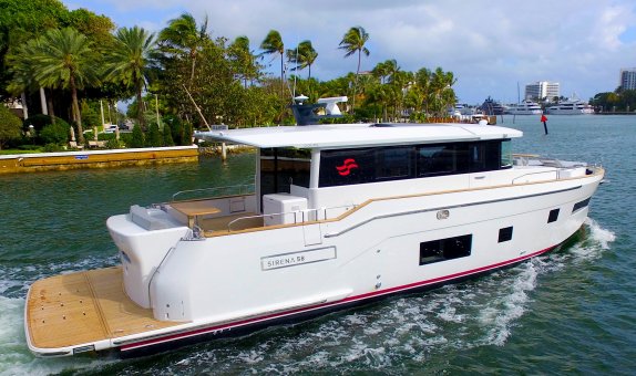 Sirena 58 Coupe'yi 2020 Miami Boat Show'da Görücüye Çıktı