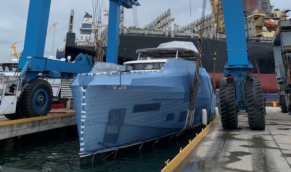 Sirena Marine, Sirena 88'in İkinci Gövdesini Suya İndirdi Sirena Marine, Sirena 88'in İkinci Gövdesini Suya İndirdi