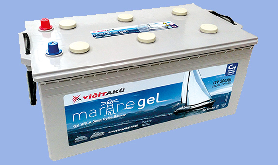 Yiğit Akü'den Marine Gel VRLA Derin Deşarj Aküleri Yiğit Akü'den Marine Gel VRLA Derin Deşarj Aküleri