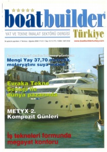 Boat Builder Turkey Dergisi 15. Sayı (2009 Temmuz-Ağustos) kapağı