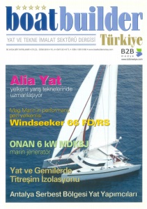 Boat Builder Turkey Dergisi 22. Sayı (2010 Eylül-Ekim) kapağı