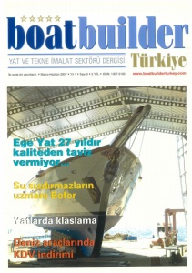 Boat Builder Turkey Dergisi 3. Sayı (2007 Mayıs-Haziran) kapağı