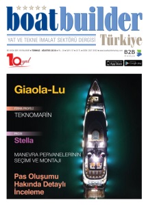Boat Builder Turkey Dergisi 57. Sayı (2016 Temmuz-Ağustos) kapağı